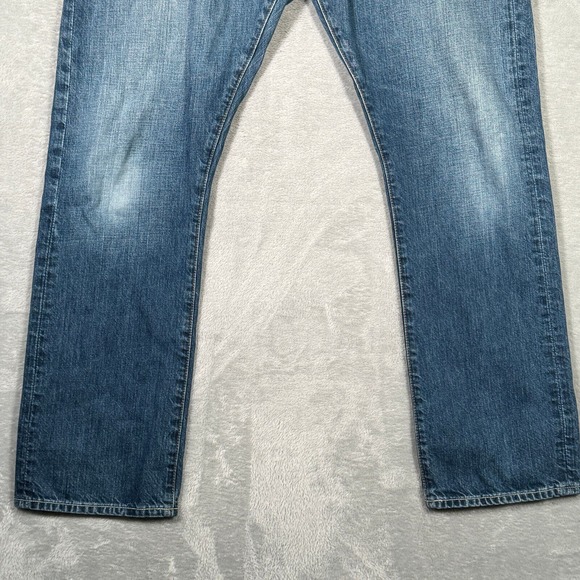 Ralph Lauren Jeans‎ Mens 36x30 (Actual 38x31) Blue Slim Straight 018 - Picture 2 of 15